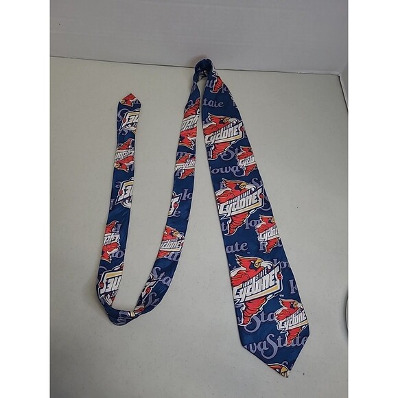 Iowa State Cyclones Cardinal Cy Men's Tie 100% Silk RM Sport Ralph Marlin USA - Picture 1 of 5